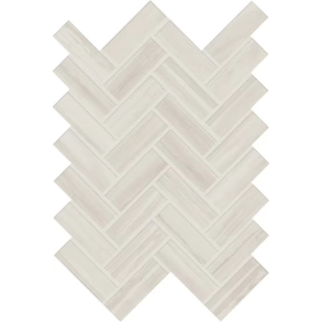 White Herringbone - ceramic tile